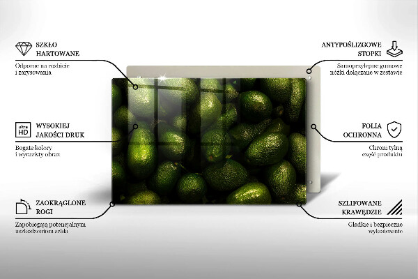 Protection pour plaque de cuisson Fruit d'avocat