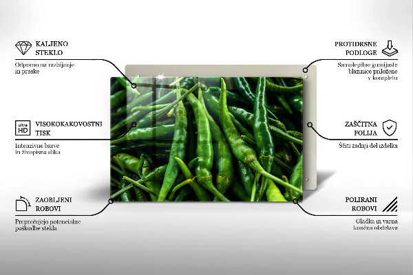 Protection pour plaque de cuisson Cosses de petits pois