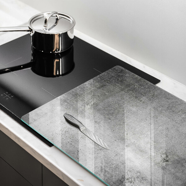 Protection pour plaque de cuisson Texture béton