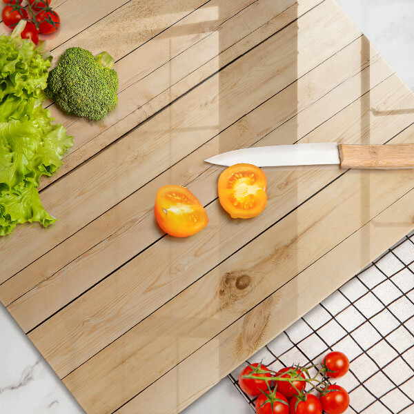 Protection pour plaque de cuisson Planches de bois délicates