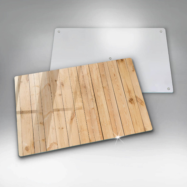 Protection pour plaque de cuisson Planches de bois délicates