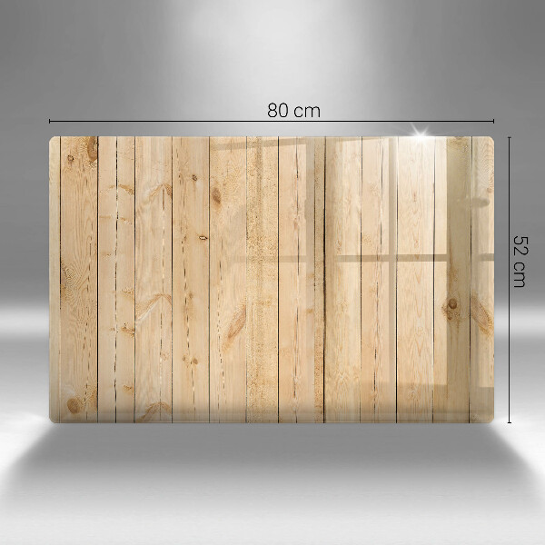 Protection pour plaque de cuisson Planches de bois délicates