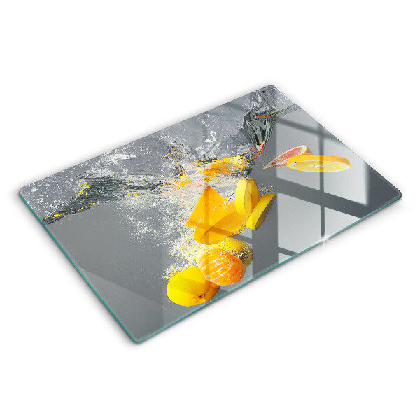 Protection pour plaque de cuisson Citrons dans l'eau