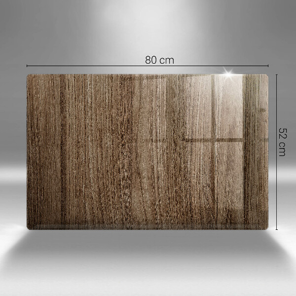 Protection pour plaque de cuisson Texture du bois