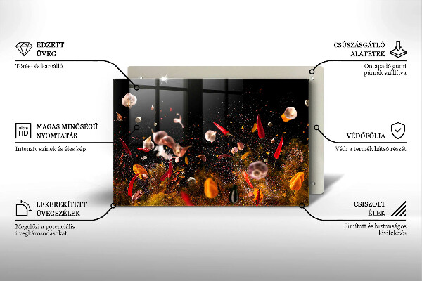 Protection pour plaque de cuisson Épices piquantes