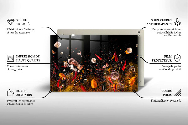 Protection pour plaque de cuisson Épices piquantes