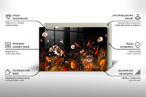 Protection pour plaque de cuisson Épices piquantes