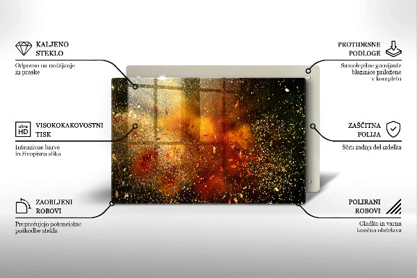 Protection pour plaque de cuisson Épices colorées