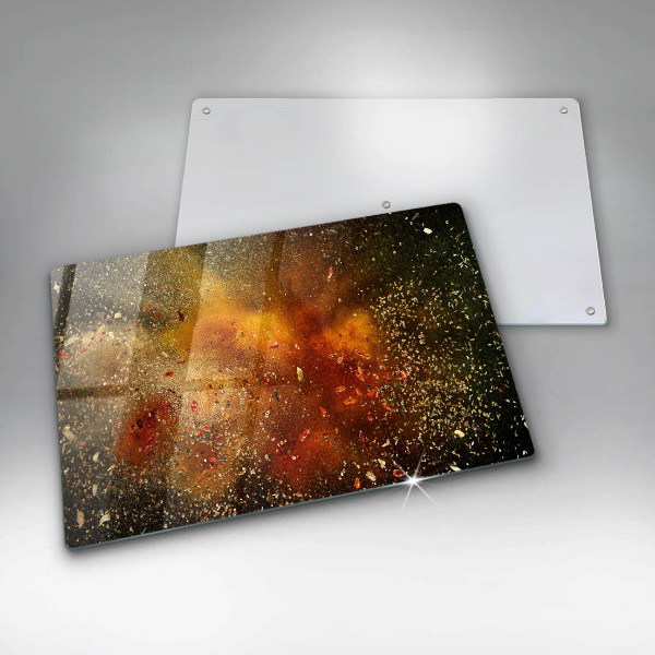 Protection pour plaque de cuisson Épices colorées