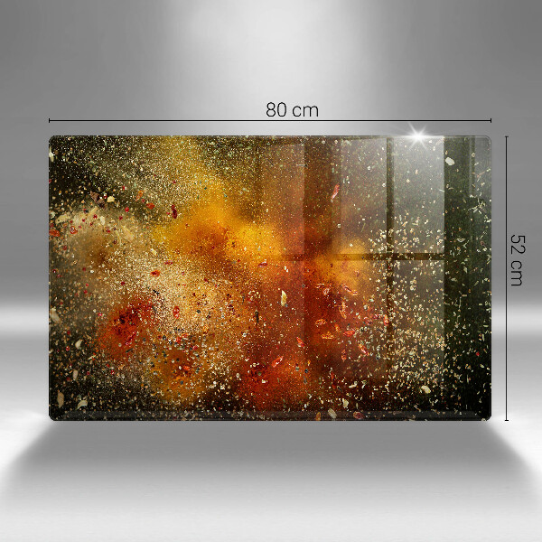 Protection pour plaque de cuisson Épices colorées