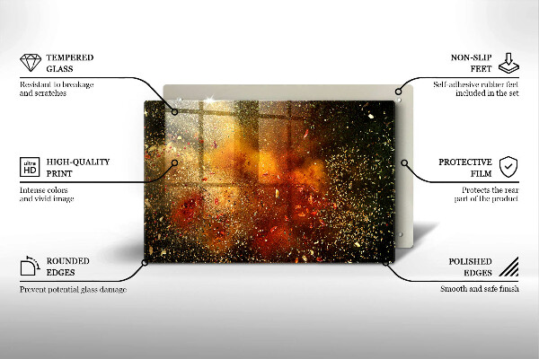 Protection pour plaque de cuisson Épices colorées