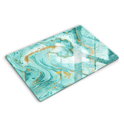Protection pour plaque de cuisson Abstraction bleue