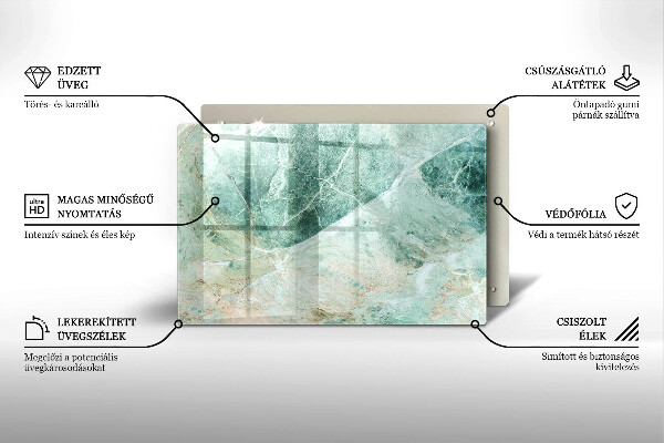Protège plaque de cuisson Structure en pierre
