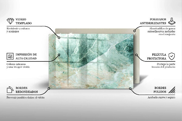 Protège plaque de cuisson Structure en pierre