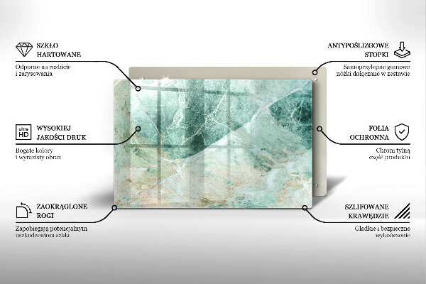 Protège plaque de cuisson Structure en pierre