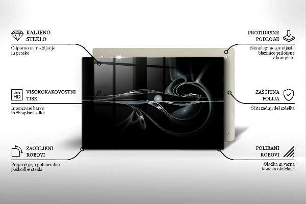 Protège plaque de cuisson Abstraction moderne