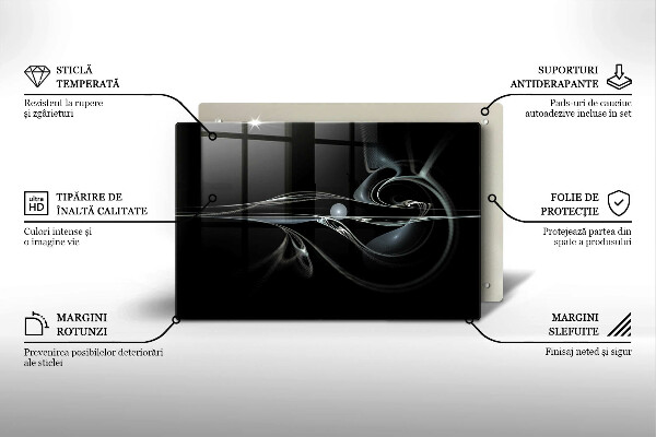 Protège plaque de cuisson Abstraction moderne