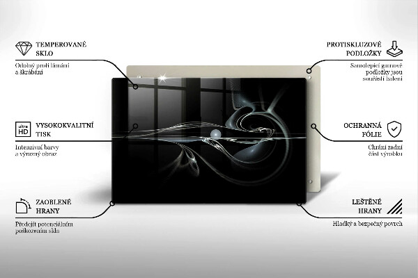 Protège plaque de cuisson Abstraction moderne