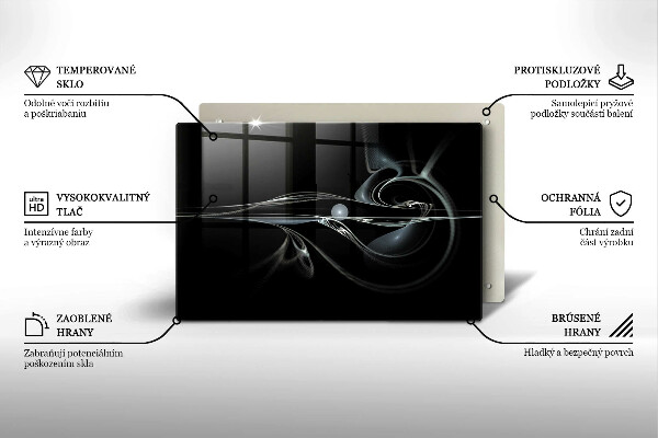 Protège plaque de cuisson Abstraction moderne