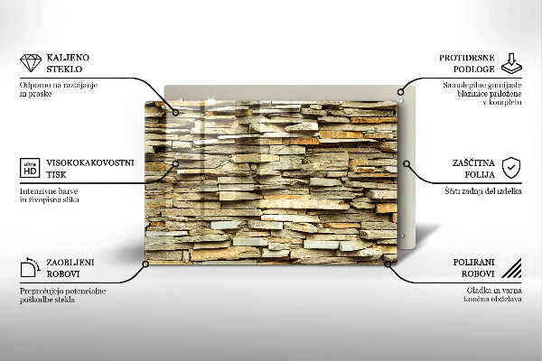 Protège plaque de cuisson Pierres décoratives