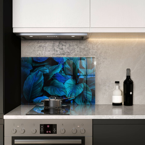 Protège plaque de cuisson Feuilles de végétation de la jungle