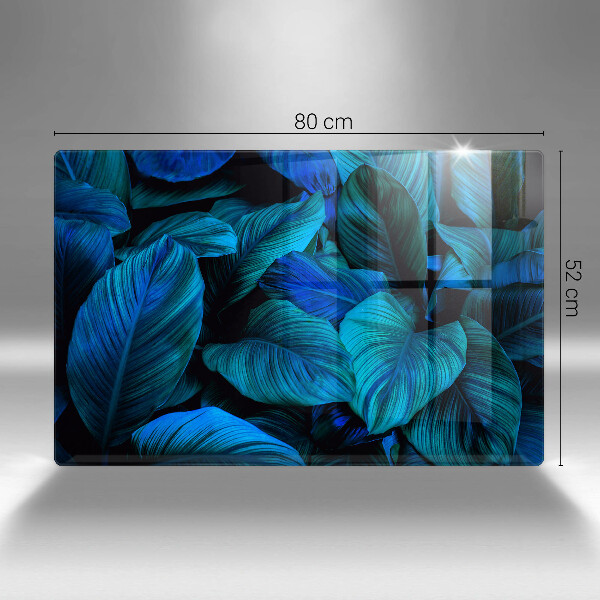 Protège plaque de cuisson Feuilles de végétation de la jungle