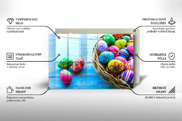 Protège plaque de cuisson Oeufs de Pâques Oeufs de Pâques