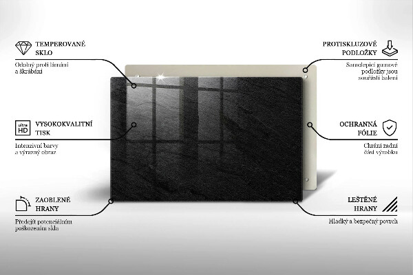 Protège plaque de cuisson Texture de pierre