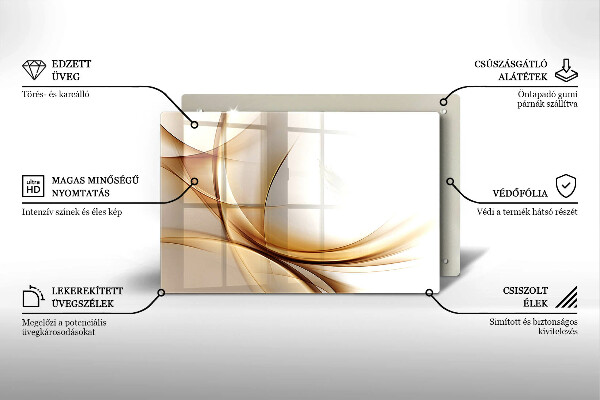 Protège plaque de cuisson Formes abstraites