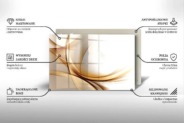 Protège plaque de cuisson Formes abstraites