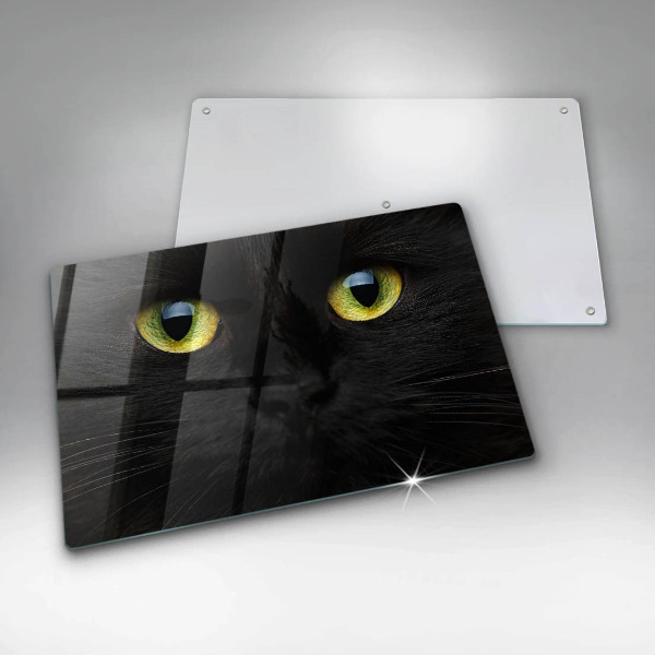 Protège plaque de cuisson Yeux de chat animaux