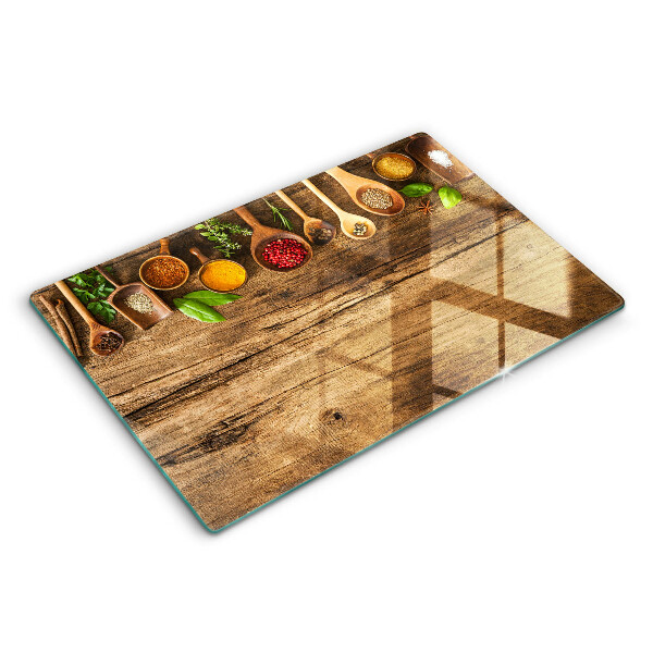 Protège plaque de cuisson Cuillères en bois d'épices