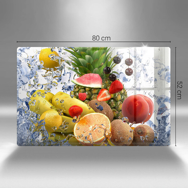 Protège plaque de cuisson Fruits juteux et eau