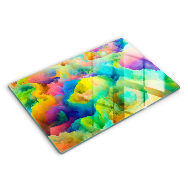 Protège plaque de cuisson Abstraction colorée