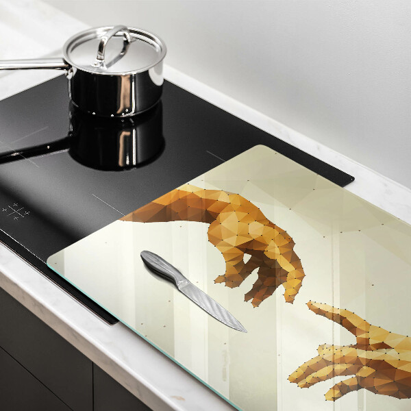 Protège plaque de cuisson Création des mains d'Adam