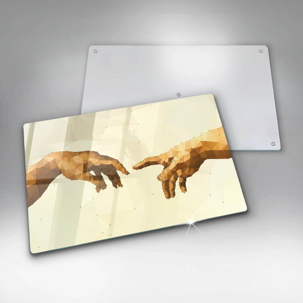 Protège plaque de cuisson Création des mains d'Adam