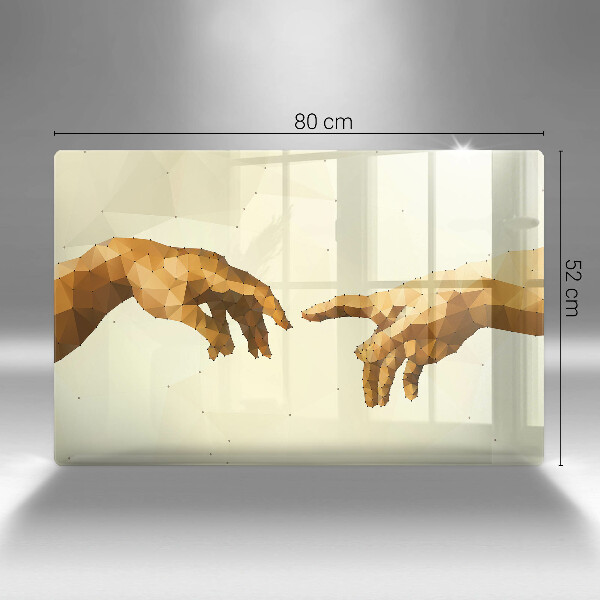 Protège plaque de cuisson Création des mains d'Adam