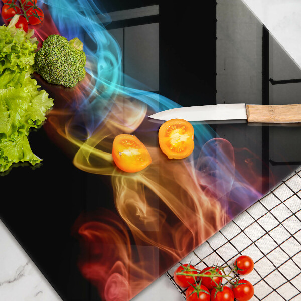 Protège plaque de cuisson Fumée colorée