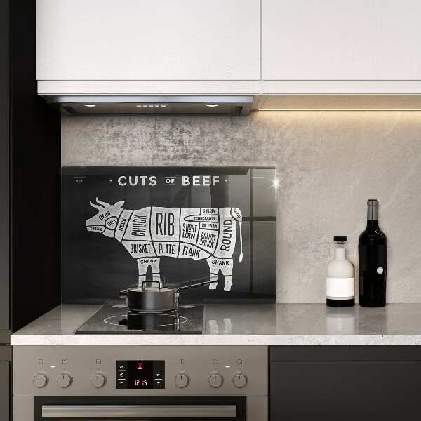 Protège plaque de cuisson Bœuf à la viande de vache