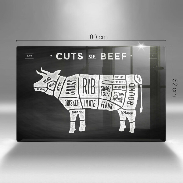 Protège plaque de cuisson Bœuf à la viande de vache