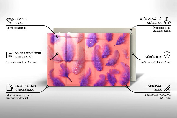 Protection pour plaque de cuisson Plumes moelleuses