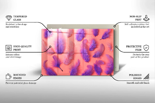 Protection pour plaque de cuisson Plumes moelleuses