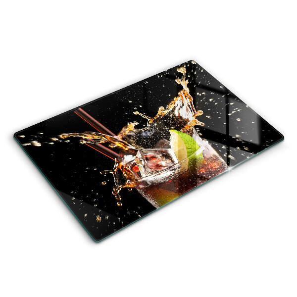 Protège plaque de cuisson Boire avec de la glace