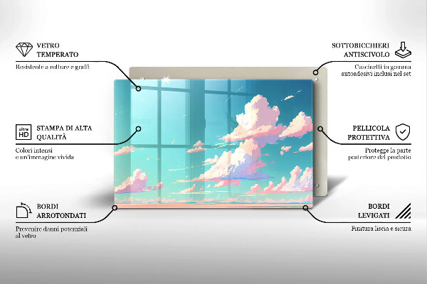 Protection pour plaque de cuisson Le paradis des contes de fées