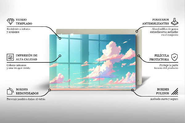 Protection pour plaque de cuisson Le paradis des contes de fées