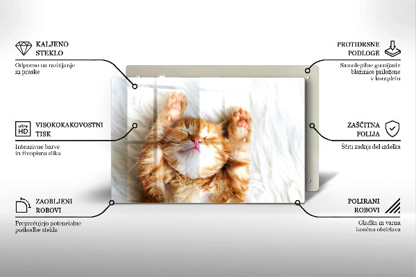 Protège plaque de cuisson Petit chaton mignon