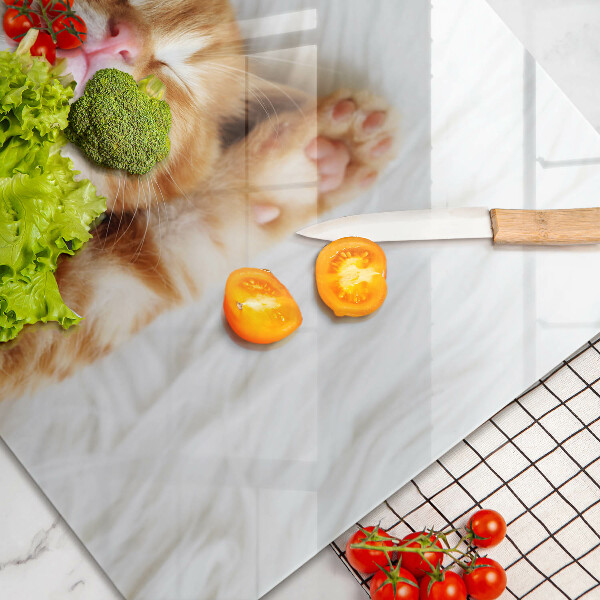 Protège plaque de cuisson Petit chaton mignon