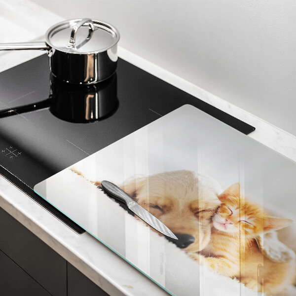 Protège plaque de cuisson Animaux chien et chat