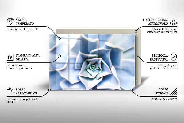 Protège plaque de cuisson Plante à fleurs