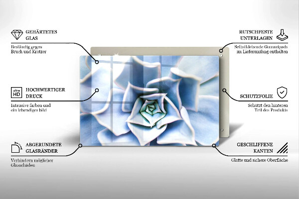 Protège plaque de cuisson Plante à fleurs